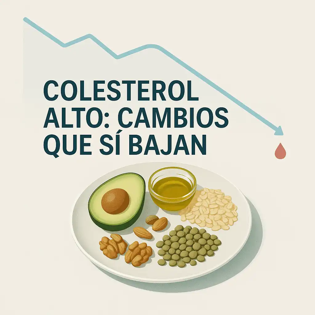 Colesterol alto: qué cambios sí bajan los números